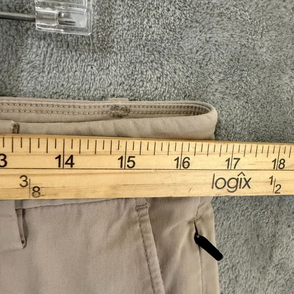 Birddogs Men's 34x32 (*34x31) Khaki Tan Chino Pants Stretch Built In Liner READ